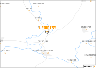 map of Lenintsy