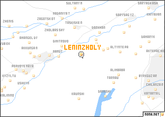 map of Leninzholy