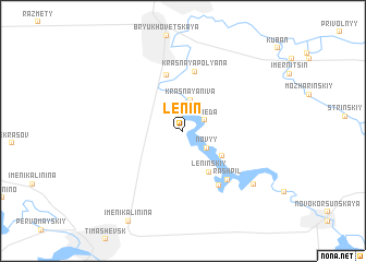 map of (( Lenin ))