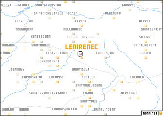 map of Le Nirenec