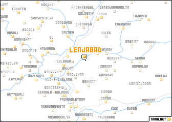 map of Lenjābād