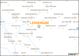 map of Lenkemajor