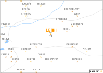 map of Lenki
