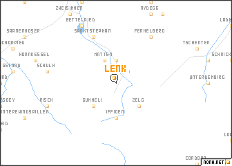 map of Lenk