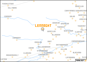 map of Lennaght
