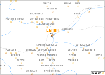 map of Lenna