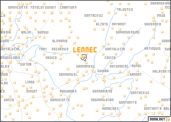 map of Lennec