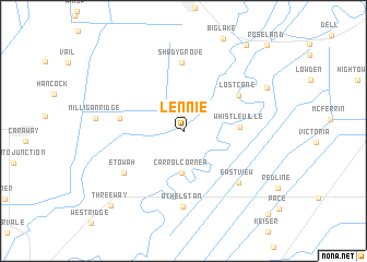 map of Lennie