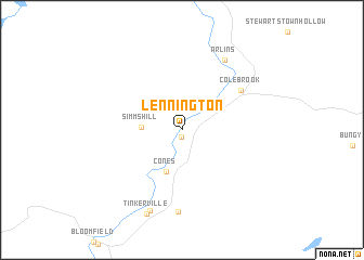 map of Lennington