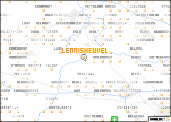 map of Lennisheuvel