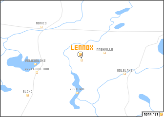 map of Lennox