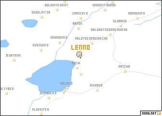 map of Lenno