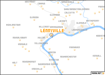 map of Lennyville