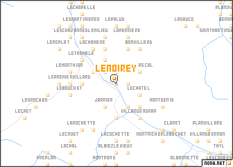 map of Le Noirey