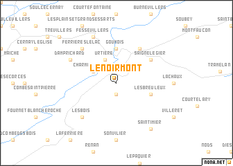 map of Le Noirmont