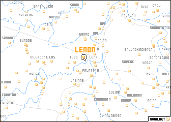 map of Lenon