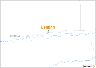 map of Lenora