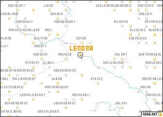 map of Lenora