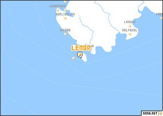 map of Lénor