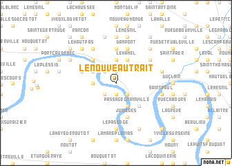 map of Le Nouveau Trait