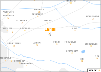 map of Lenow