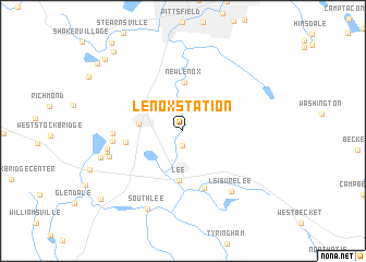 map of Lenox Station