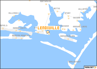 map of Lenoxville