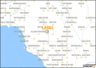 map of Lenox