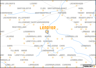 map of Le Noyer