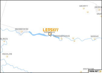 map of Lenskiy
