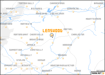 map of Lenswood