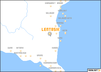 map of Lentasik