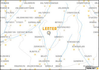 map of Lenţea