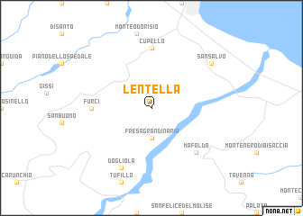 map of Lentella