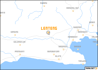 map of Lenteng