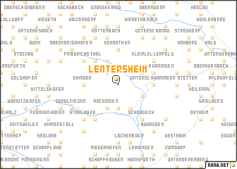 map of Lentersheim