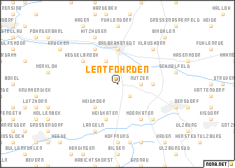 map of Lentföhrden