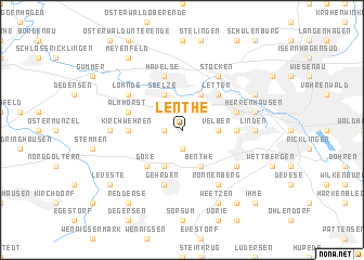 map of Lenthe