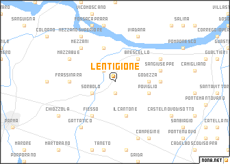 map of Lentigione