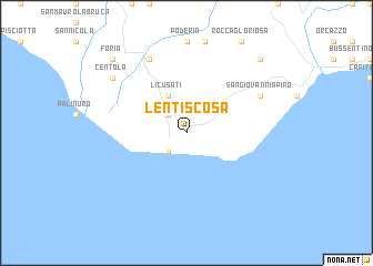 map of Lentiscosa