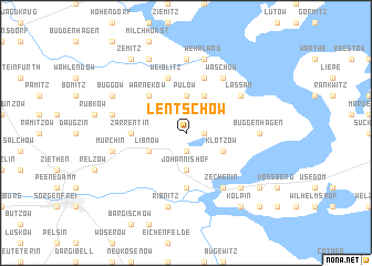 map of Lentschow