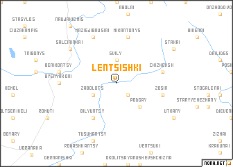 map of Lentsishki