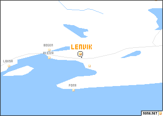 map of Lenvik