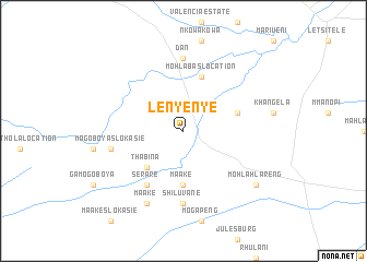 map of Lenyenye