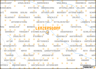 map of Lenzersdorf