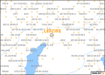 map of Lenzing