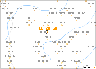 map of Lenzongo