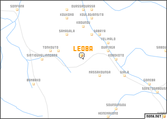 map of Léoba