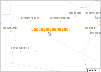 map of Leocadio Guerrero I