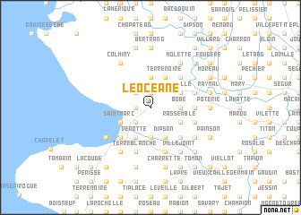 map of Léoceane
